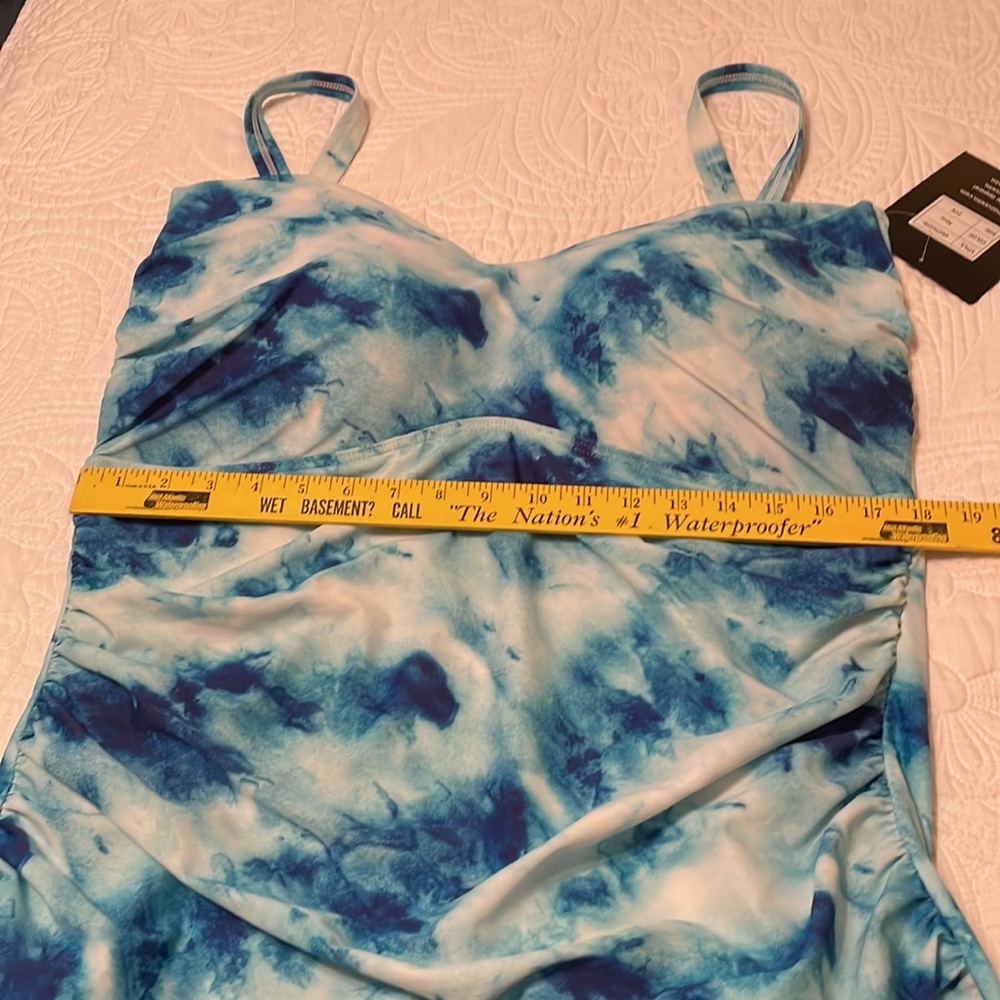 Mazu Swim Ocean Print One Piece Swimsuit 24W - Picture 8 of 9